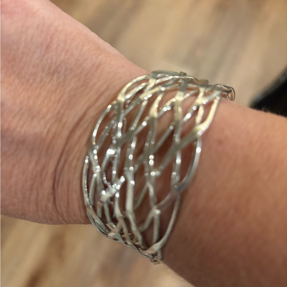 Sterling Silver Woven Bracelet